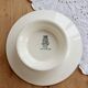 Vintage faience compote from Saint-Amand, model Maurice – Floral decoration