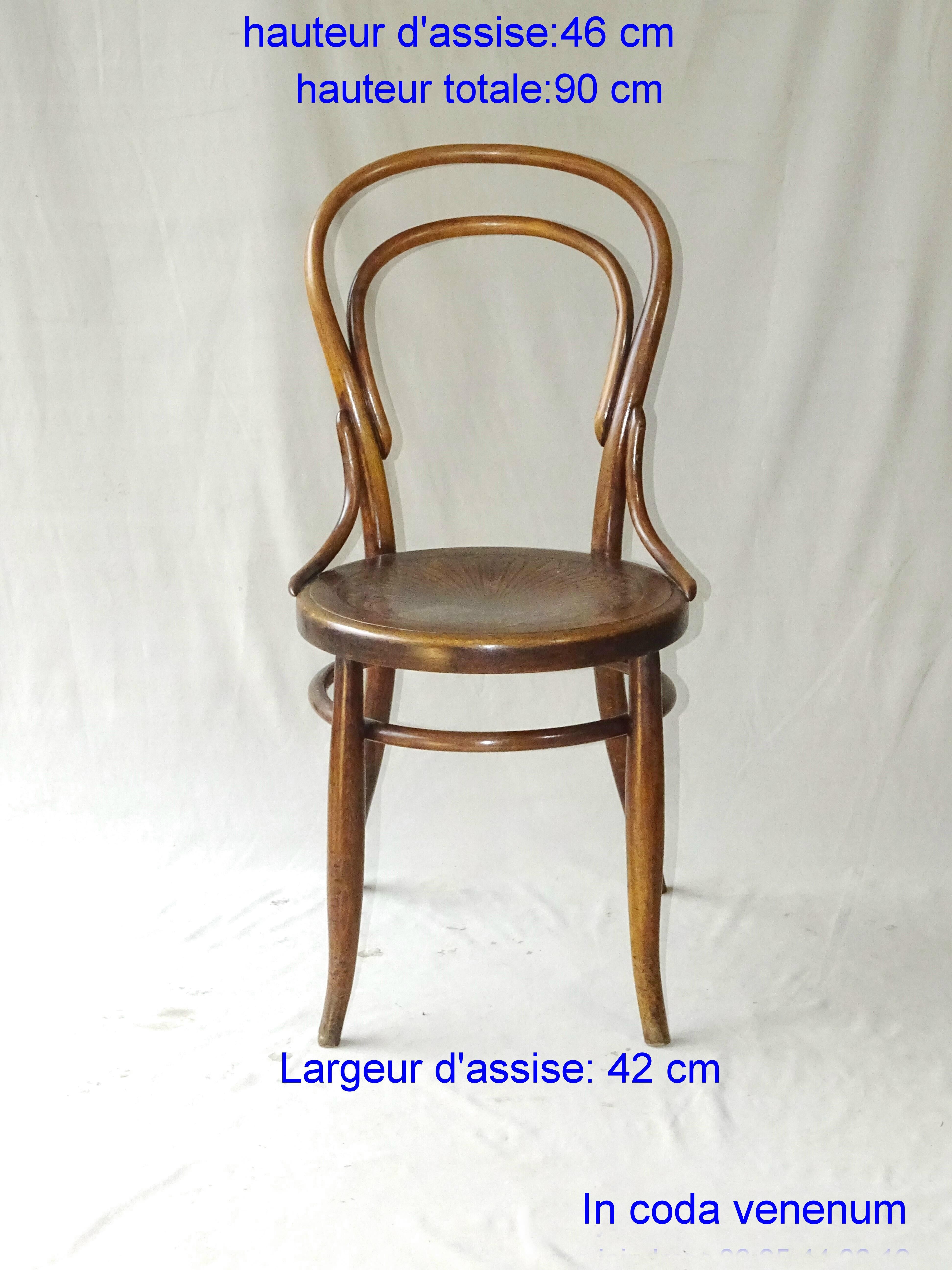 Bistro chair model Thonet N° 14 of WOJCIECHOW, 1885