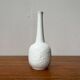 German white porcelain vase from the mid-century with bird motif by Kaiser, 1960s.