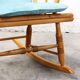 The 1970s vintage rocking chair