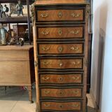 Secretary Napoleon III in rosewood and rosewood Marble top