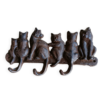 Porte torchons ou porte clés chat