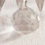 Classic crystal sconces. France, 1950s