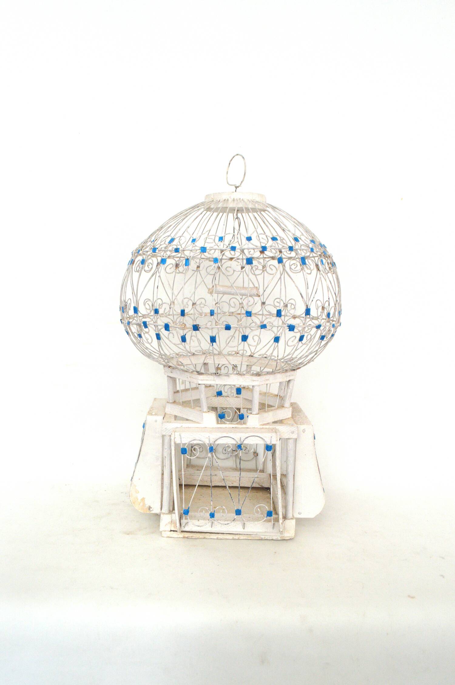Large Tunisian bird cage Sidi Bou Saïd H45cm