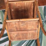 Bamboo and wood side table - art nouveau