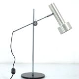 Minimal 1960s Aluminium Desk Lamp in the Style of Peter Nelson