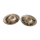 Paire de coquetiers modèle Botanica Linnaea ou Twinflower de Villeroy et Boch