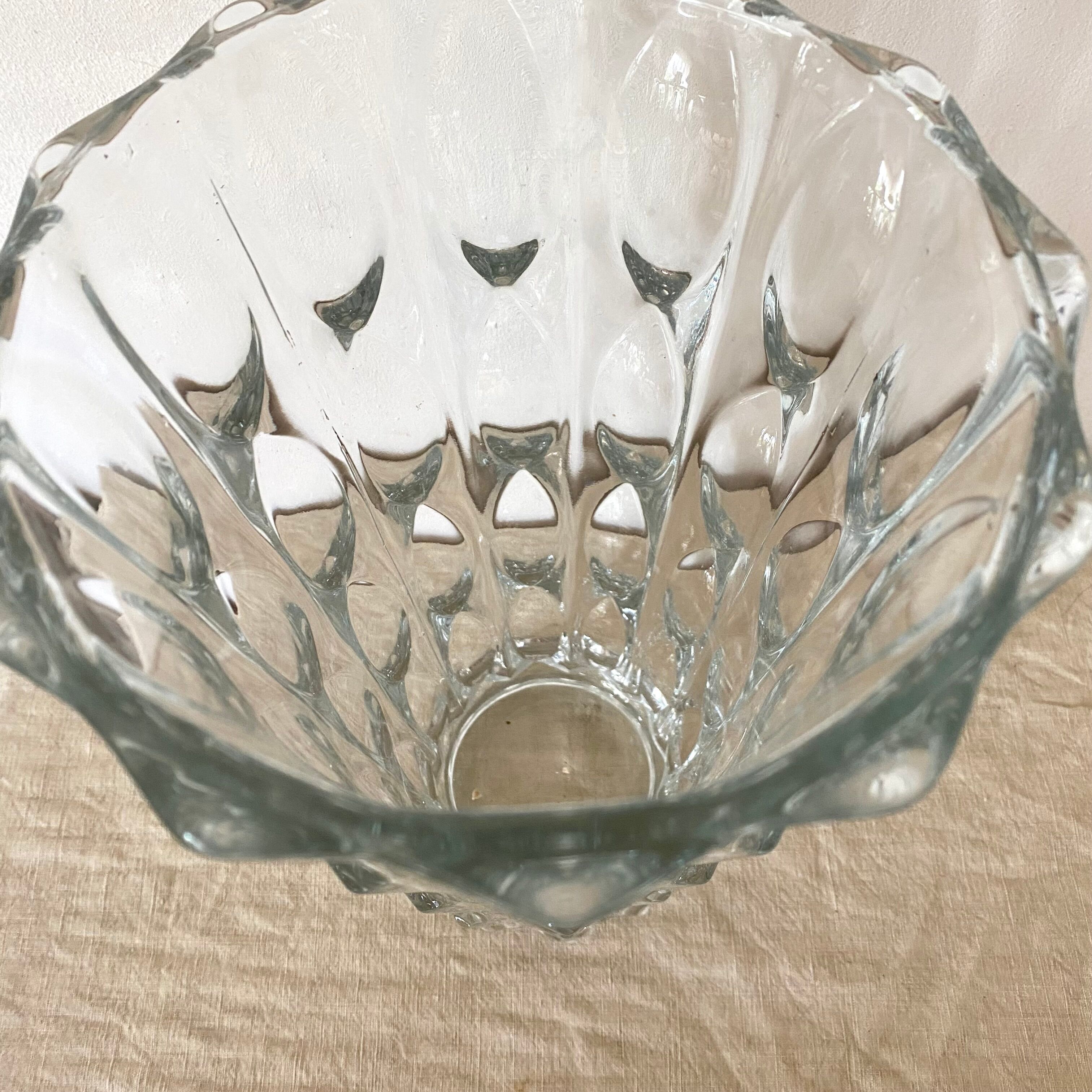 Vintage glass vase