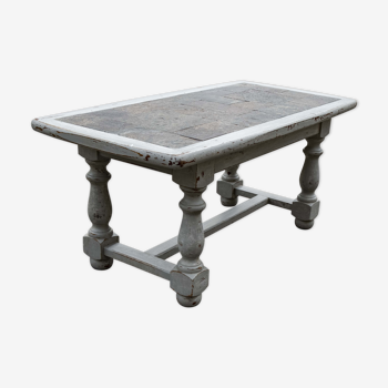 Table basse dessus ardoises