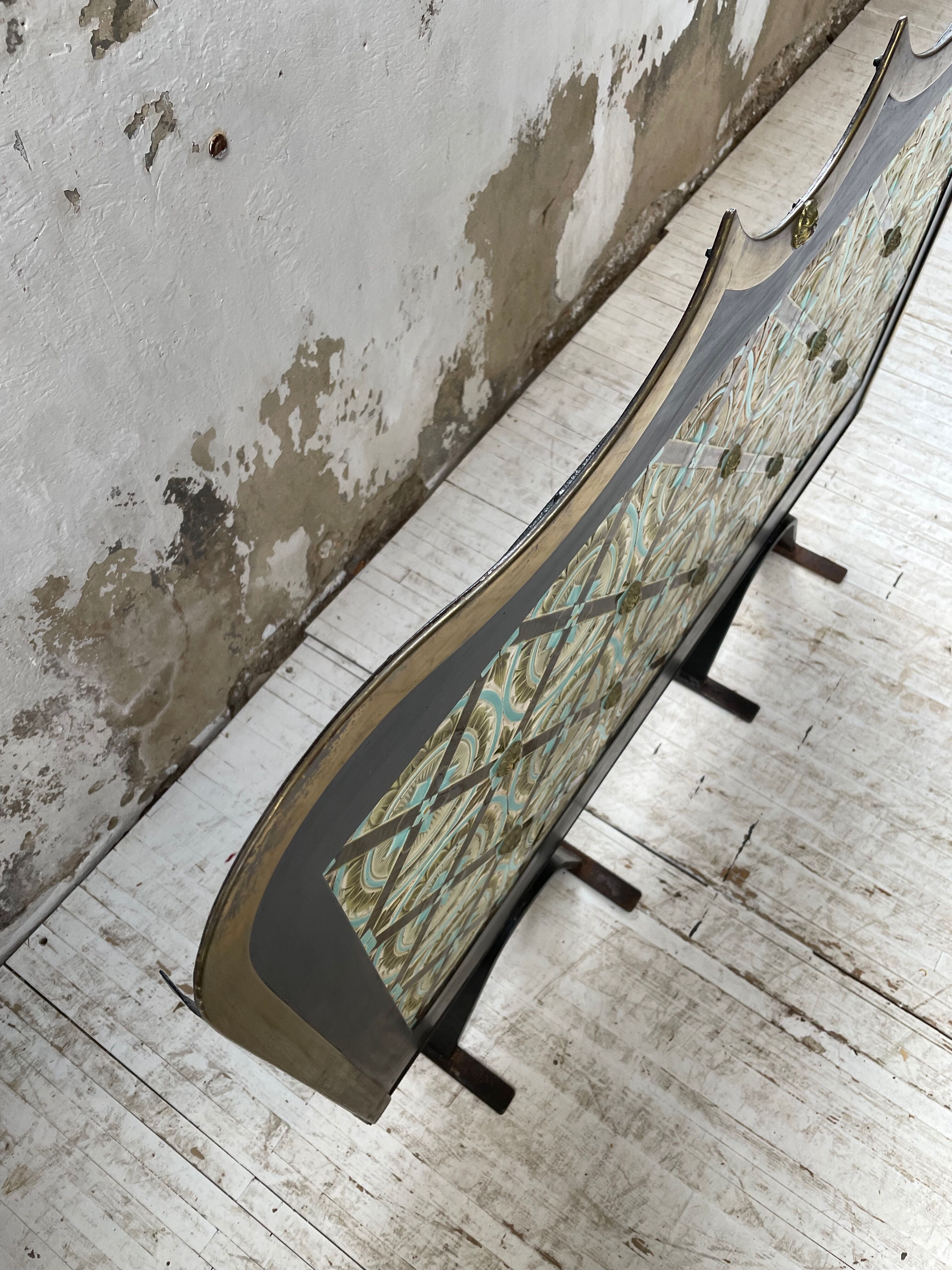 Firewall cast iron and ceramics 50s