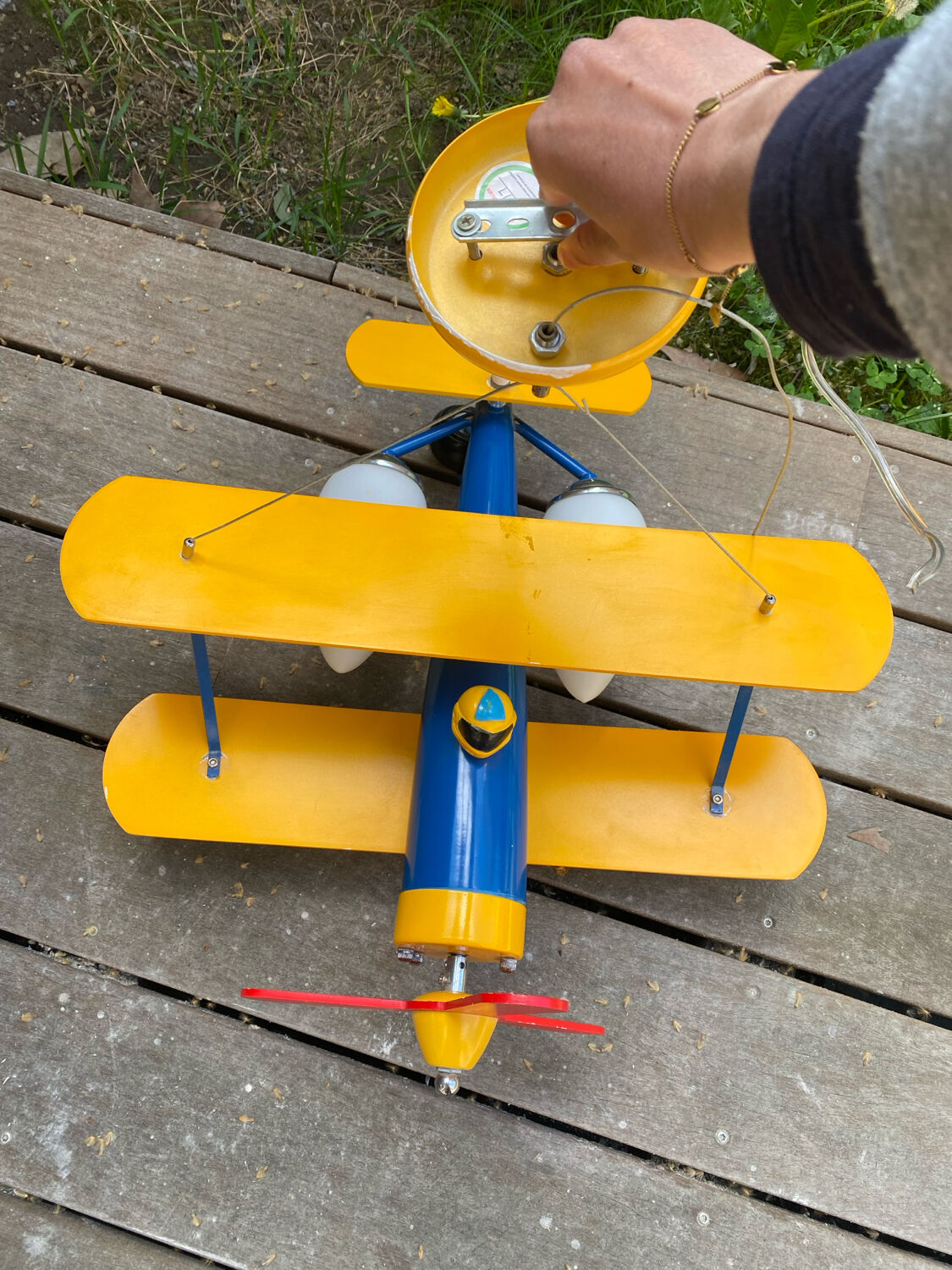 Vintage aviator children's luster