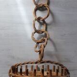 Vintage bamboo and rattan suspension