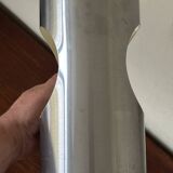 Vintage tube stainless steel lamp, 70s design