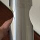 Vintage tube stainless steel lamp, 70s design