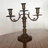 Antique chandelier in gilded brass