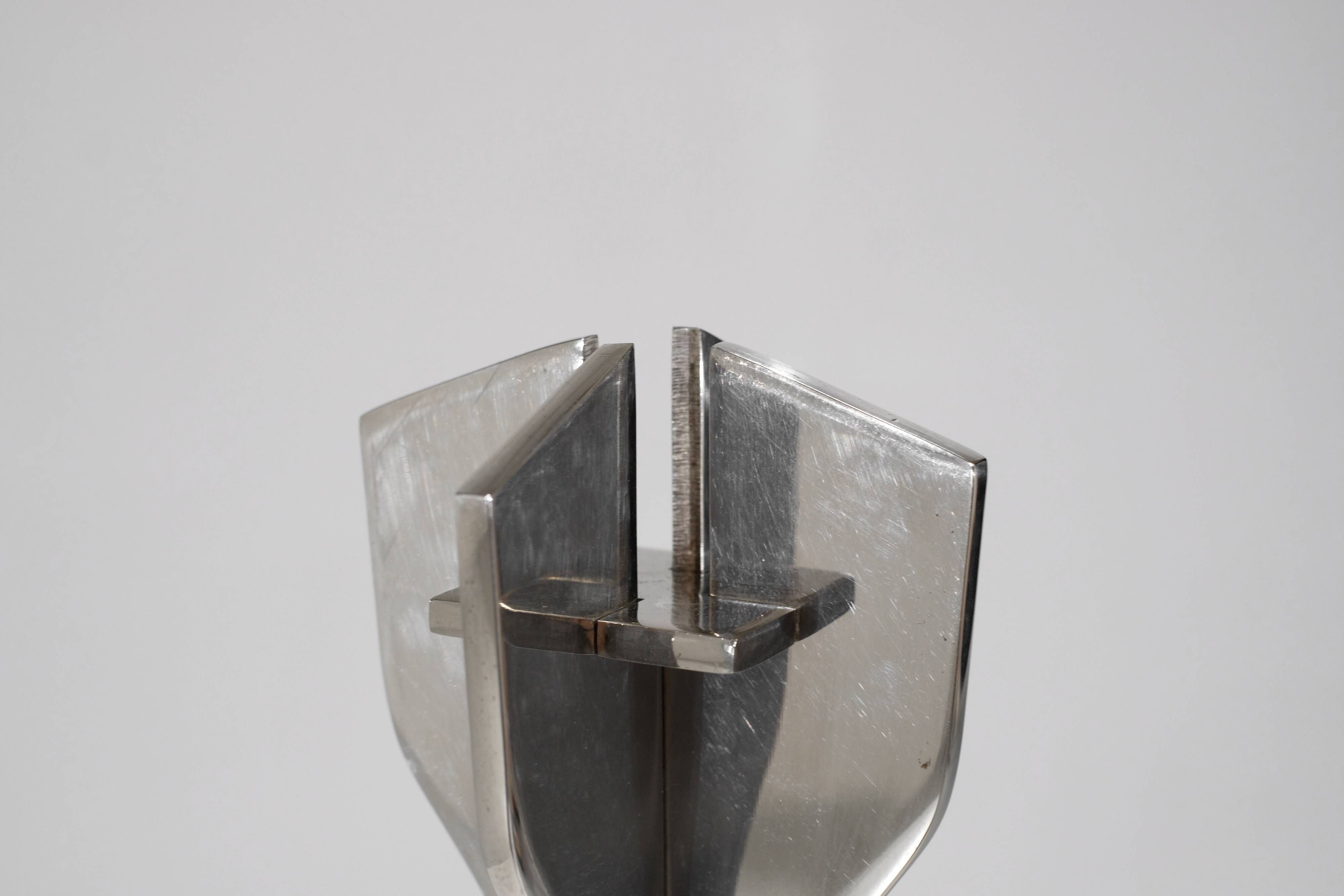 Candle holder by Marcel Breuer for Gavina, Italy, 1960s.