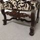 Pair of oak state armchairs, France, late 18th century