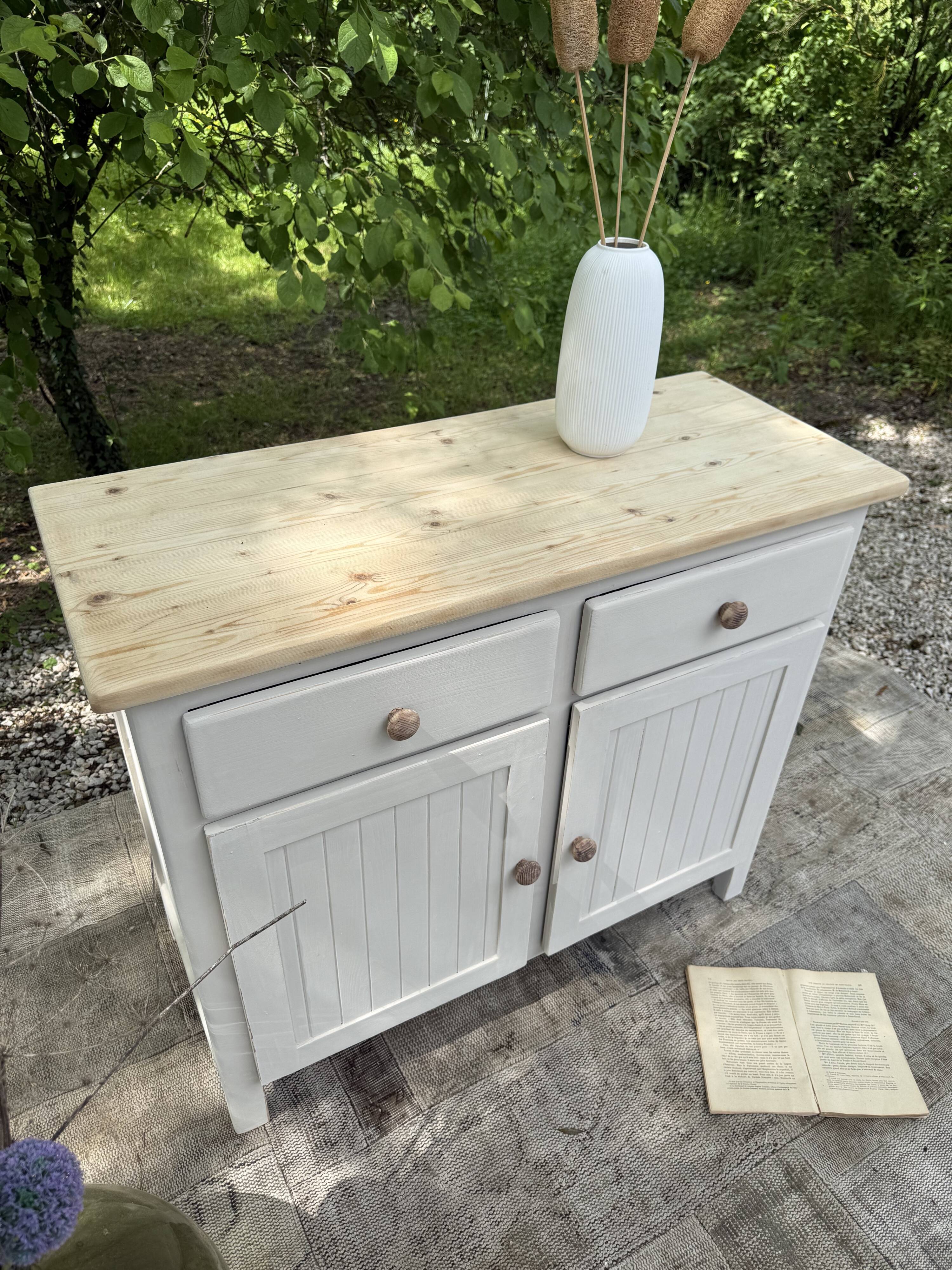 Renovated wooden buffet