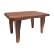 Tabouret bas bois massif années 50 / 60