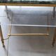 Vintage Green Marble Side Table