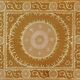 Hand-knotted rug, vintage Turkish rug 107x120 cm
