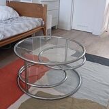 Vintage swivel coffee table