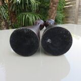 Pair of large Scandinavian candlesticks, 70s, vintage