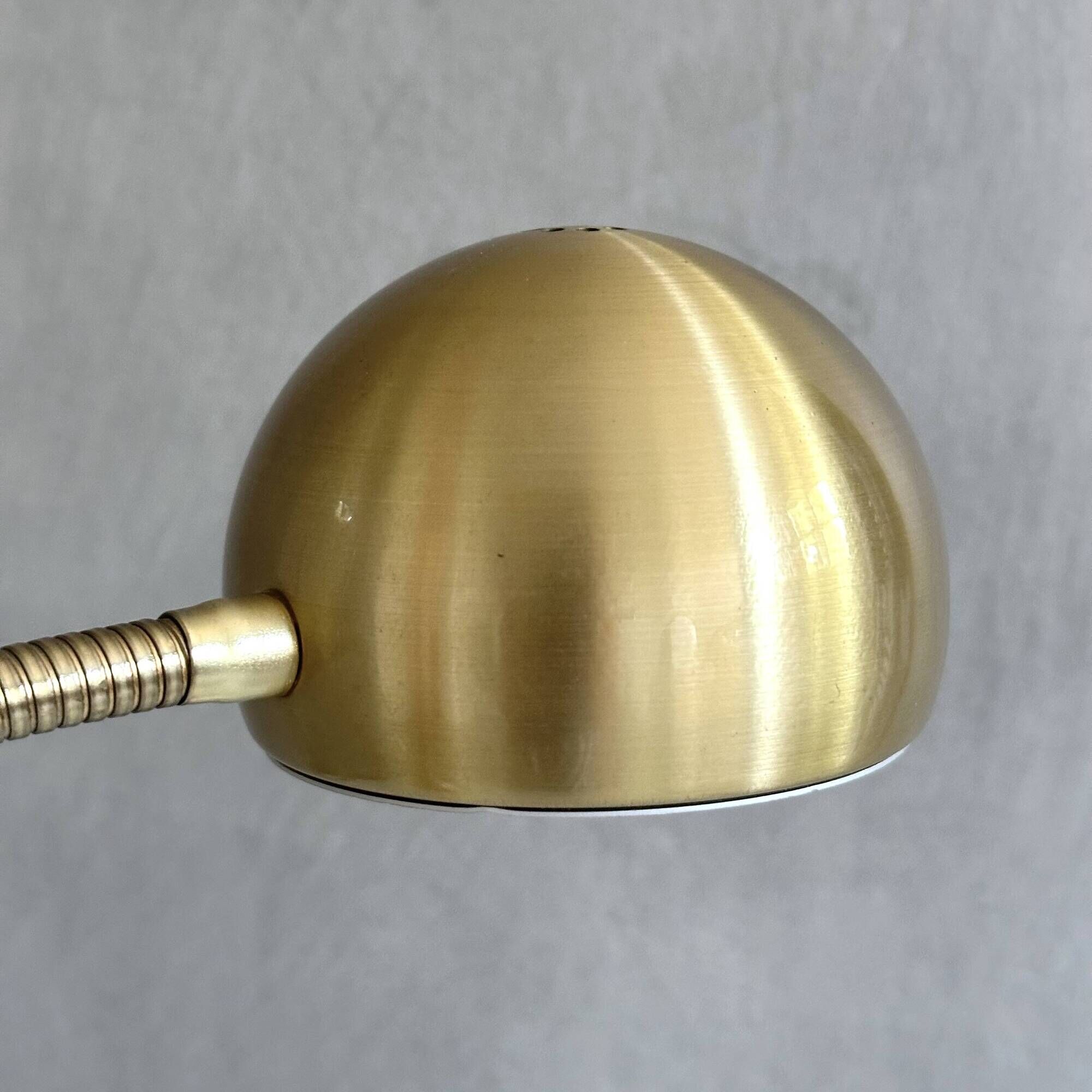 Vintage Hustadt Table Lamp – Brass Globe Lamp | Reading Lamp | Spot Lamp