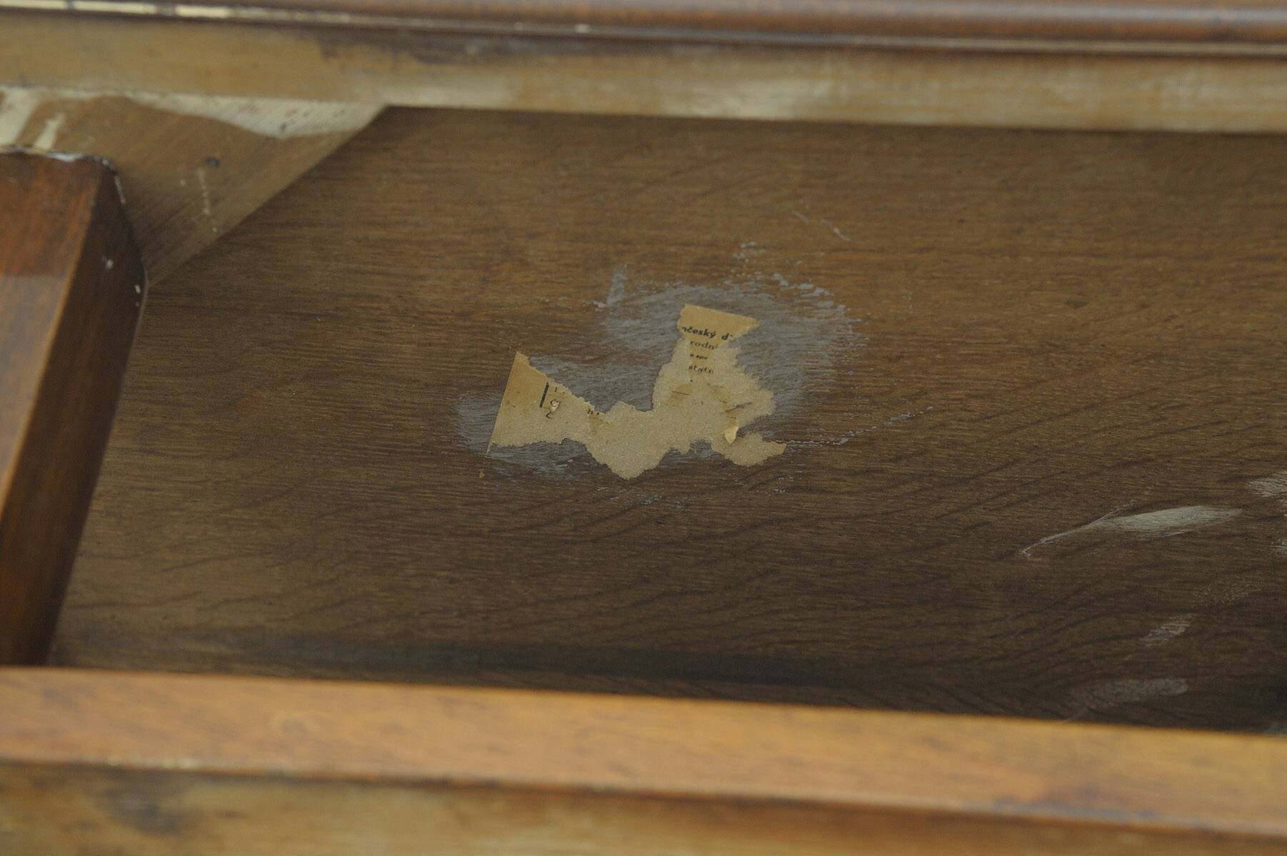 Midcentury walnut coffee table, Czechoslovakia, 1950´s