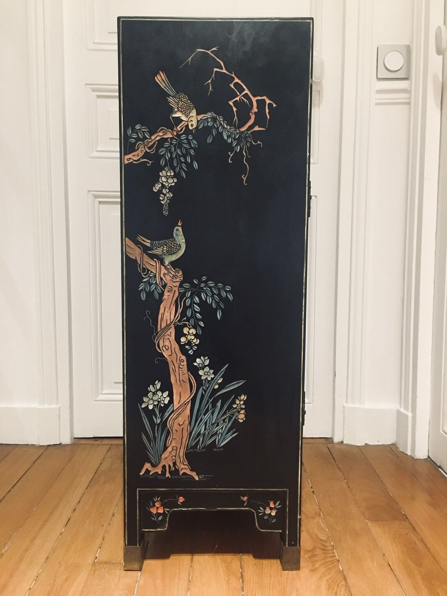 Cabinet in Coromandel's laque, China, circa 1900