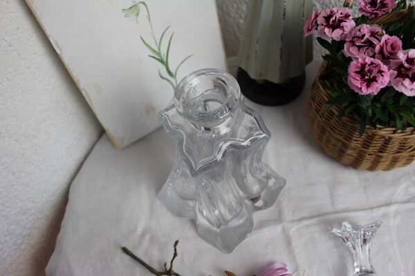 Carafe en cristal estampillée ''Bohemia