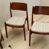 Set of four chairs, Danish design, 1970s, production: Denmark