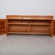 Vintage solid elm sideboard by Pierre Chapo, model R08