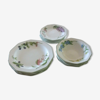 Service d'assiettes Collection the Chartwell Churchill England