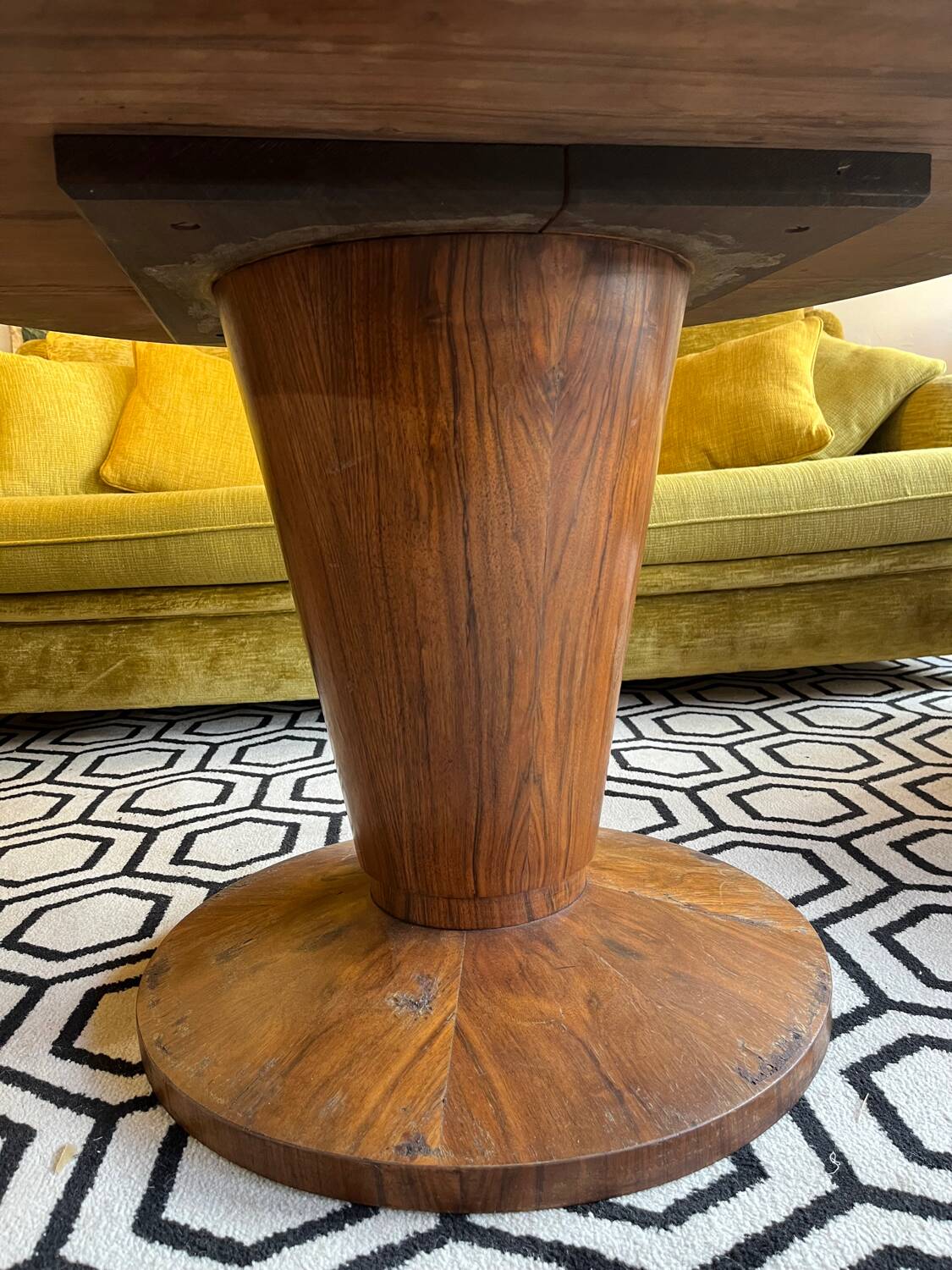 Large pedestal table 1930
