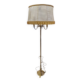 Brass floor lamp
