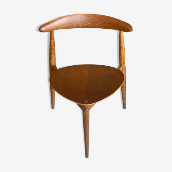 Heart Chair première édition Hans Wegner pour Fritz Hansen 1950