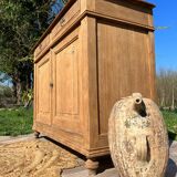 Art Deco light oak sideboard
