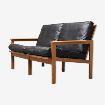Model Capella teak sofa by Illum Wikkelsø for Niels Eilersen, 1960s