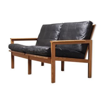 Model Capella teak sofa by Illum Wikkelsø for Niels Eilersen, 1960s