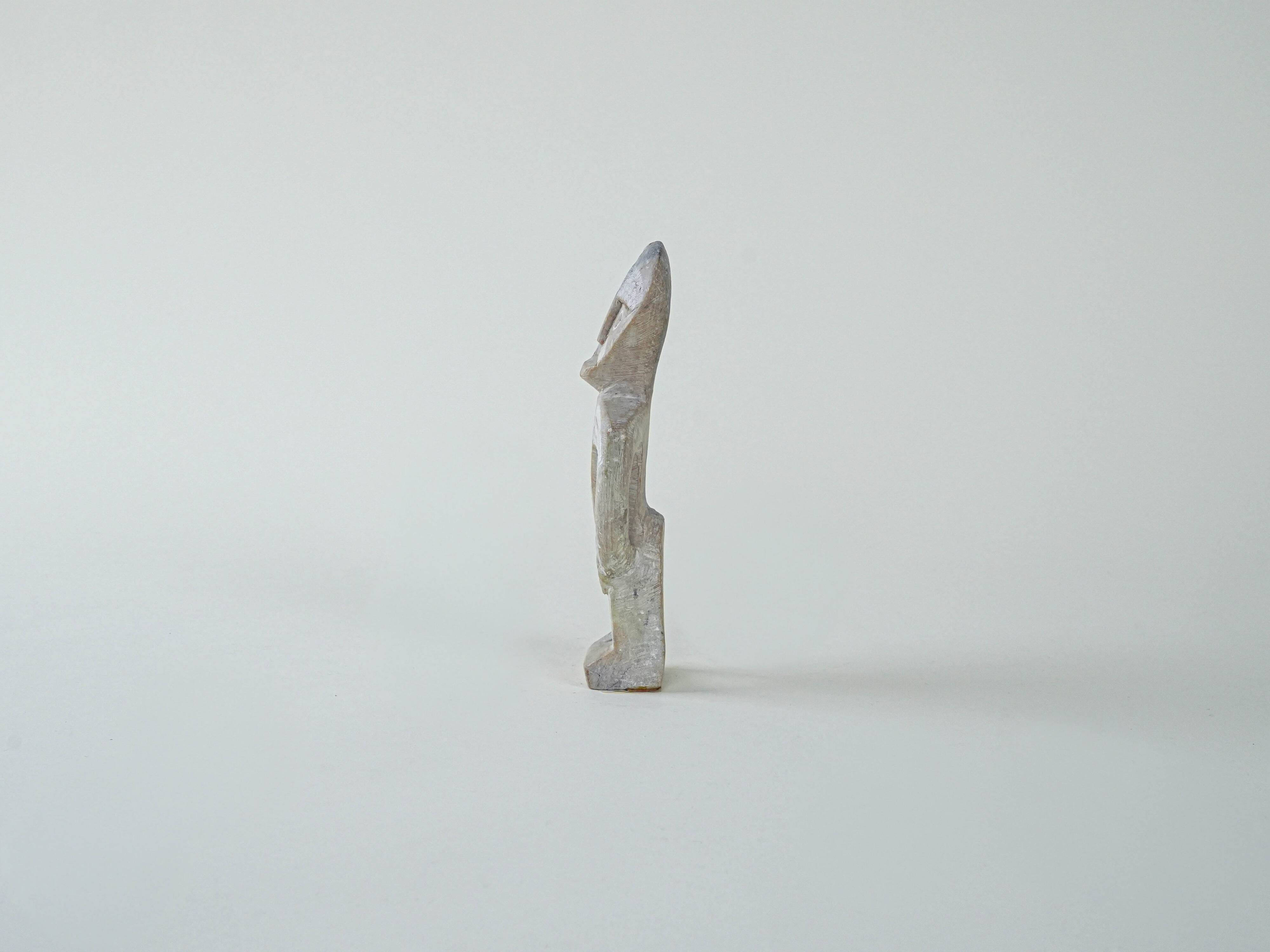 Stone totem figurine, Danish design, 1970s, production: Denmark