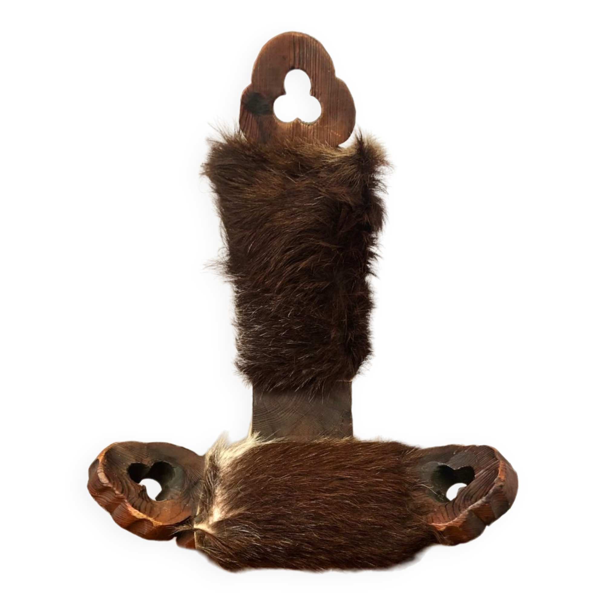 Brutalist tripod chair