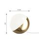 Table lamp/floor lamp, medium model VL Studio by Louis Poulsen.