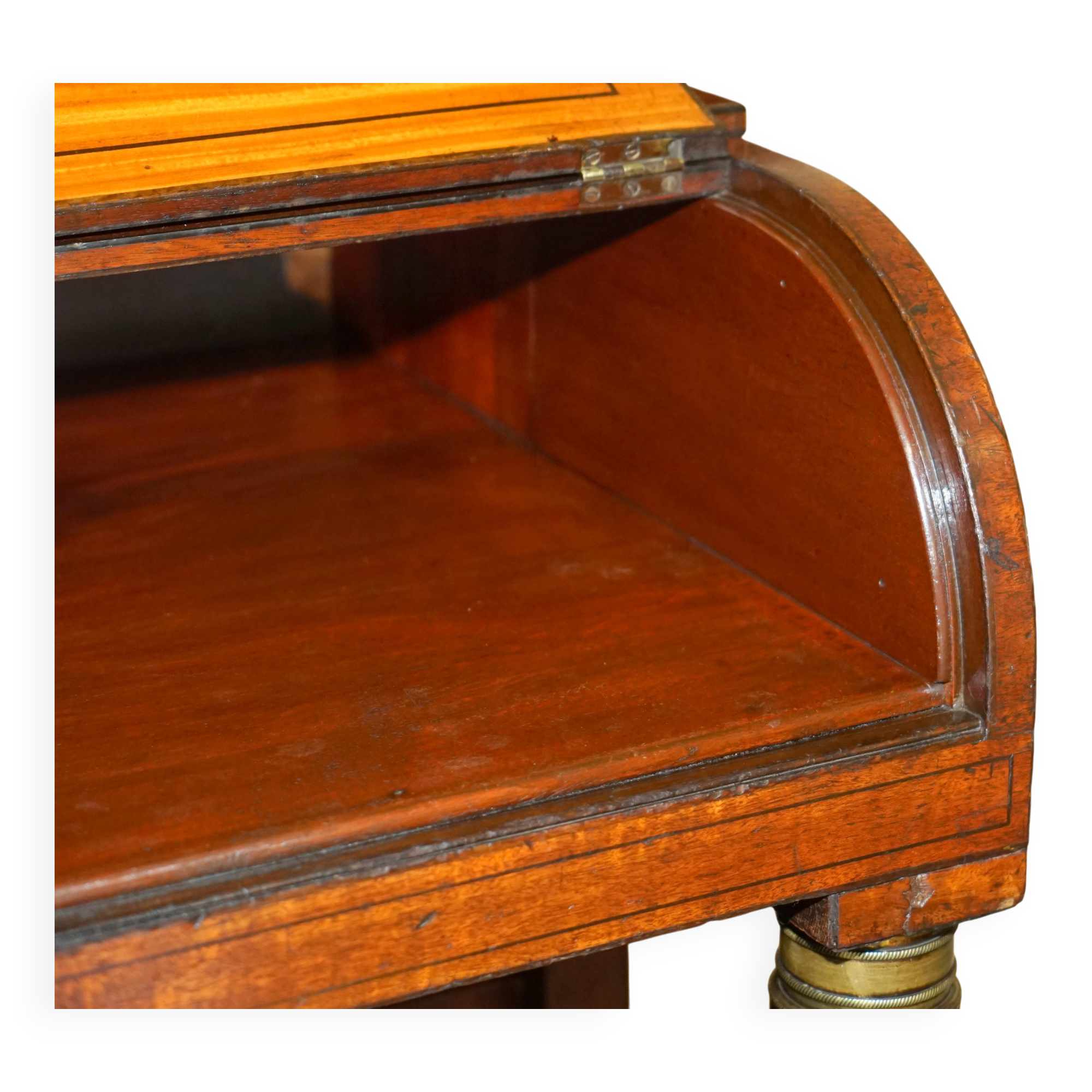 Victorian Scriban Desk in Walnut, 1860