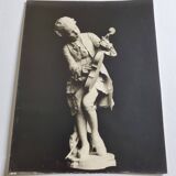 Old photograph by Eugène Fiorillo after Louis Ernest Barrias, Mozart, silver print