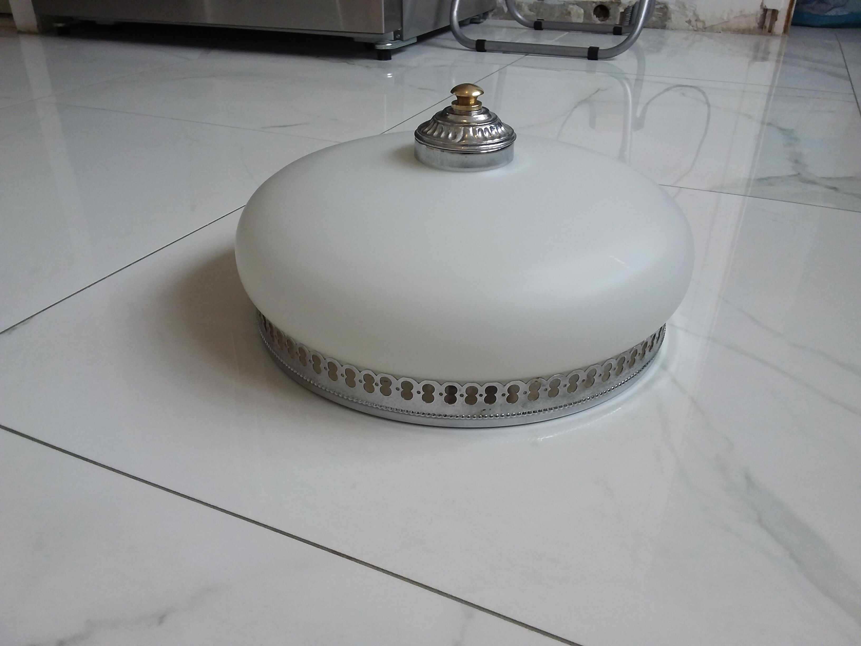 Vintage opaline ceiling