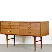 Midcentury Meredew Sideboard / Chest Of Drawers In Teak. Vintage