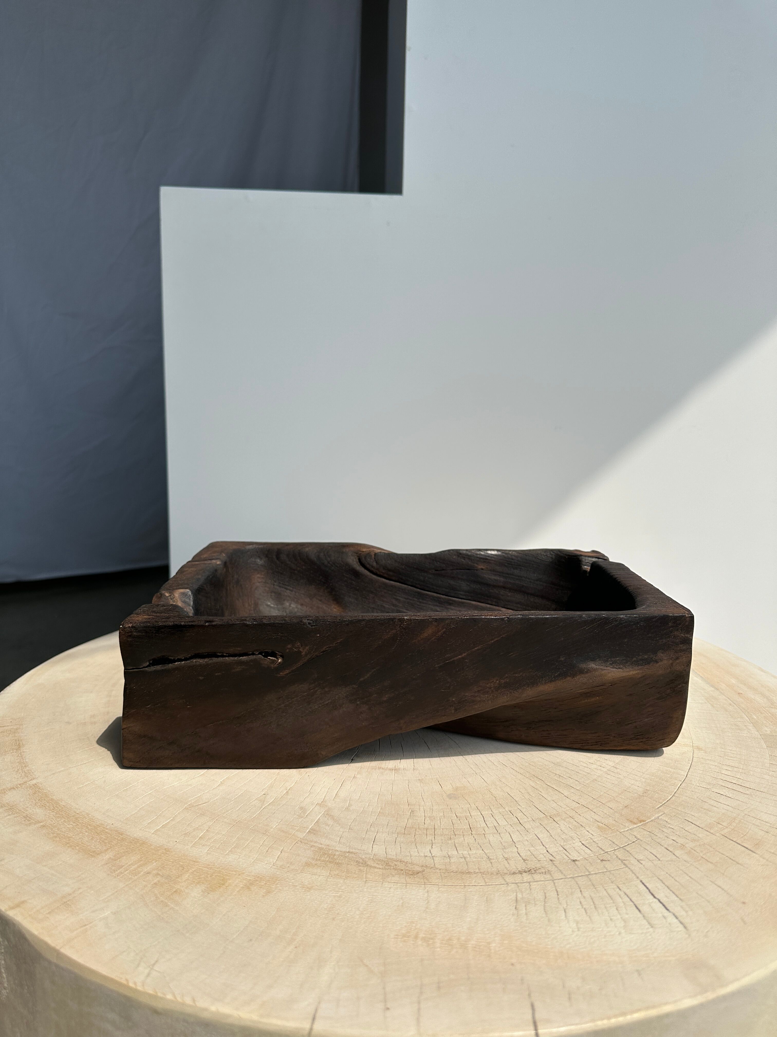 Asian teak empty pocket