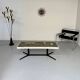 Old mosaic stone coffee table from the 70s with vintage metal legs