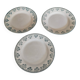 Flat plates in Digoin & Sarreguemines ironstone earthenware